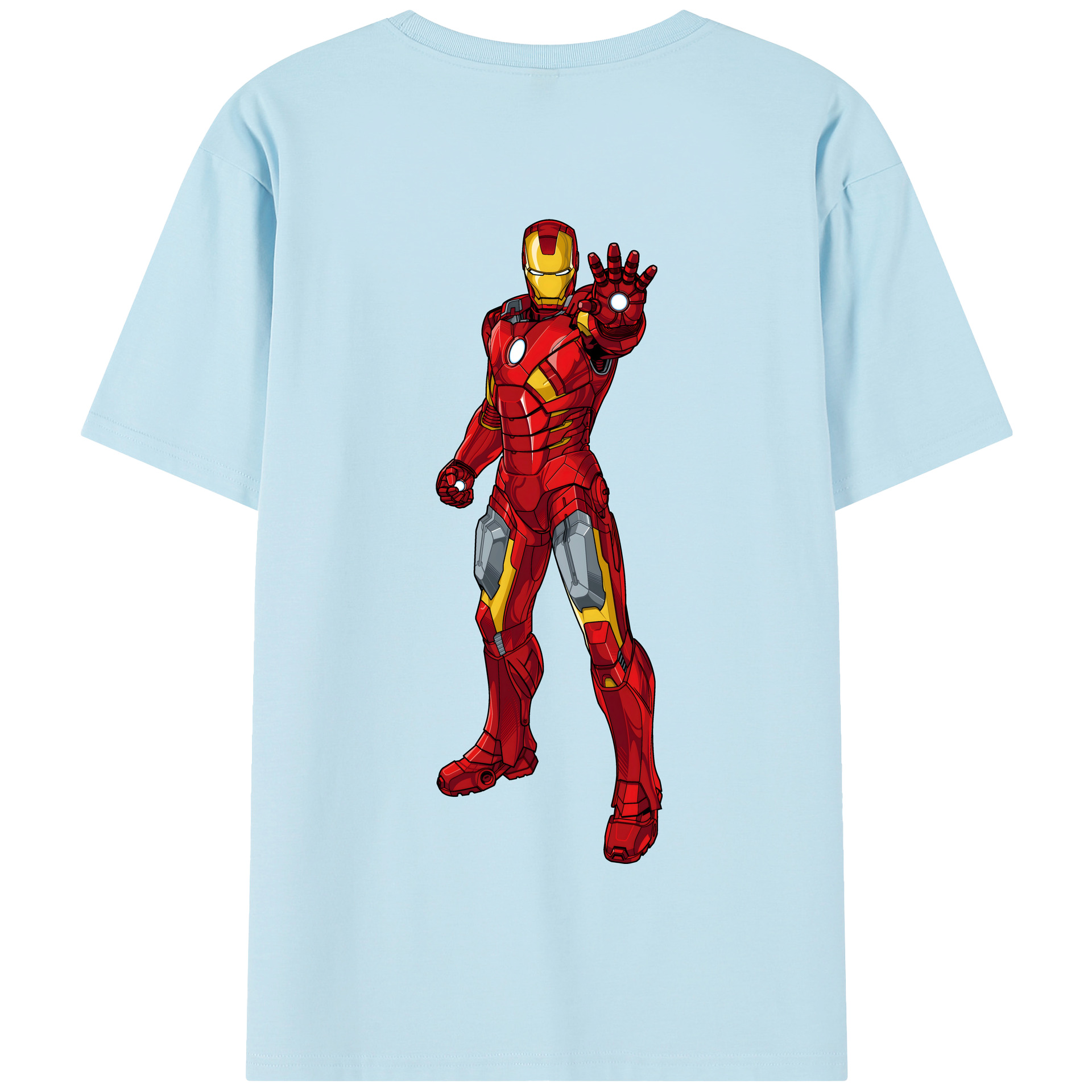 （画像用） アベンジャーズ The Avengers 綿100％半袖Tシャツ（背面プリント）